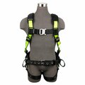 Safewaze PRO Construction Harness: 3D, QC Chest, TB Legs, Fixed Waist Pad FS170-QC